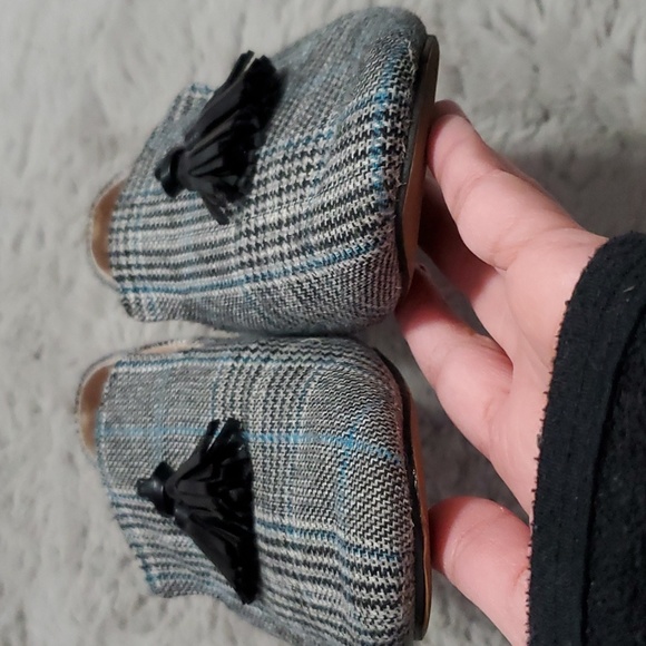Houndstooth pattern tassels loafers - size 8.5 - Picture 12 of 16
